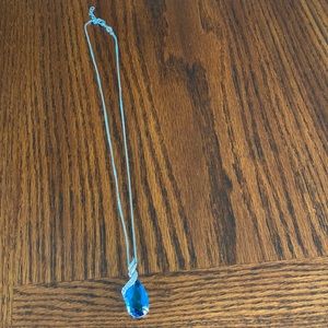 NEW Women’s Necklace with Teal gemstone